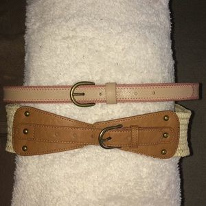 Ann Taylor LOFT belts